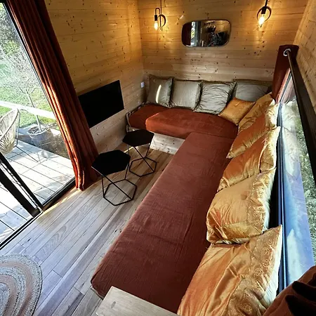 شقة Tiny House Atypique Confort 4 Pers Jardin لا غارد