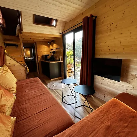 شقة Tiny House Atypique Confort 4 Pers Jardin لا غارد